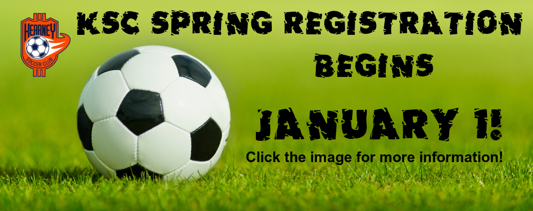       KSC Spring Registration Begins January 1.